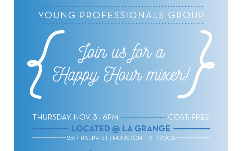 Young Professionals Group – Happy Hour Mixer