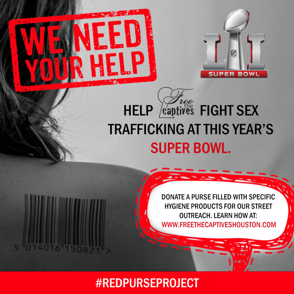 free the captives' red purse project