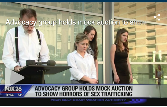 MISSION ACCOMPLISHED: Modern Day Slave Auction Strikes a Chord with Houstonians