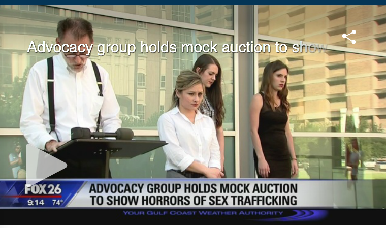 MISSION ACCOMPLISHED: Modern Day Slave Auction Strikes a Chord with Houstonians